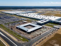Hyundai Motor Group Metaplant America in Ellabell, Georgia, seen from the air