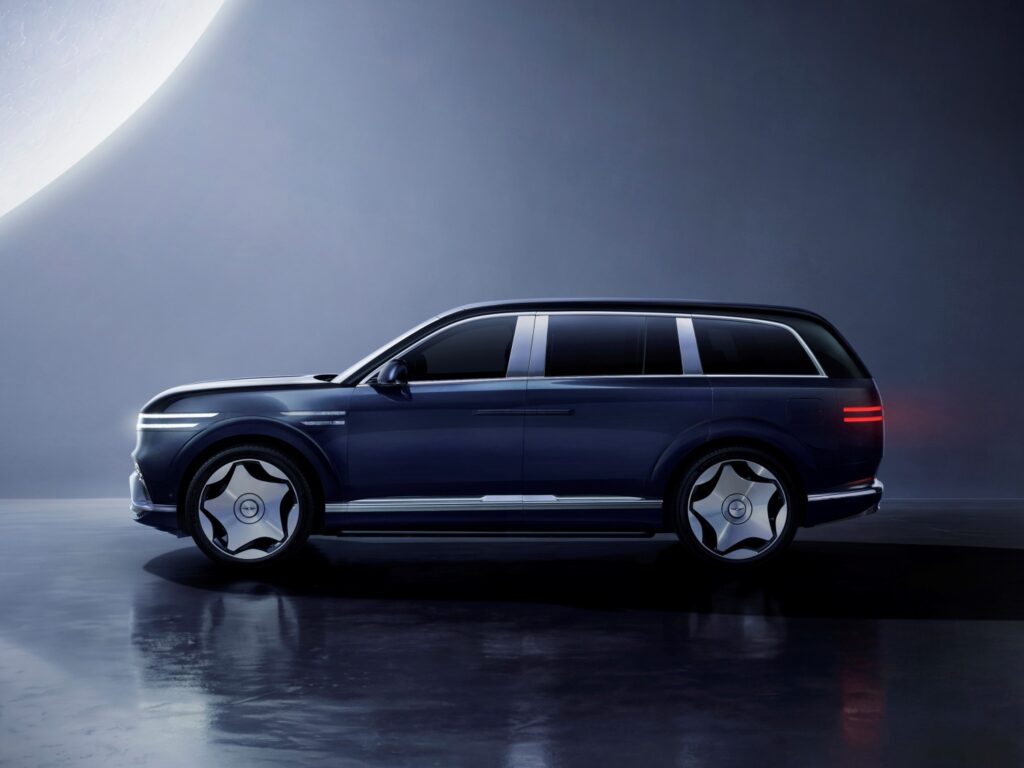 2028 Genesis GV90 Neolun First Edition in profile