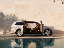 2028 Genesis GV90 Neolun with its coach doors open and no B-pillar between them